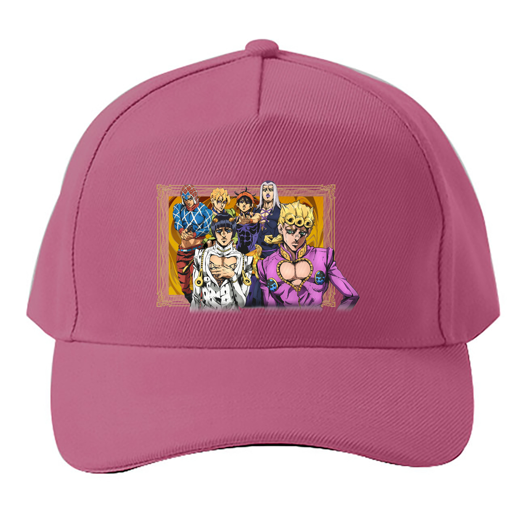 （画像用） ジョジョの奇妙な冒険 ジョルノ?ジョバァーナ JoJo's Bizarre Adventure Giorno Giovanna ベースボールキャップ 綿100％ 男女兼用 帽子 スポーツ